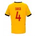 RC Lens Kevin Danso #4 Hjemmedrakt 2024-25 Kortermet